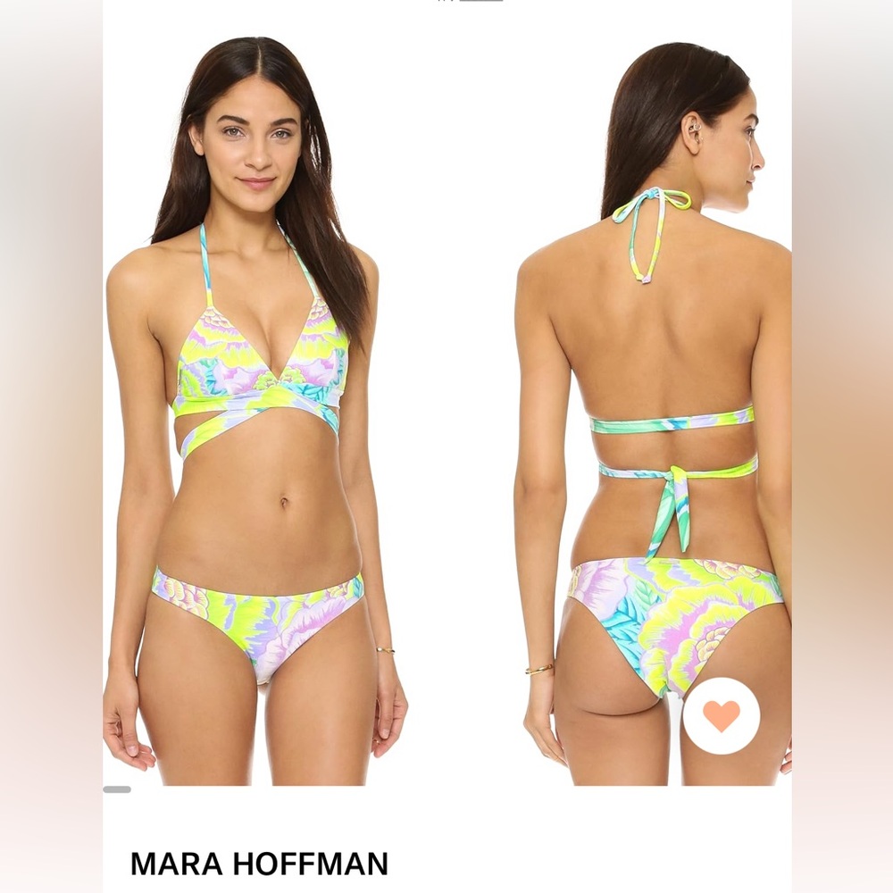 Mara Hoffman bikini. Medium top / large bottom